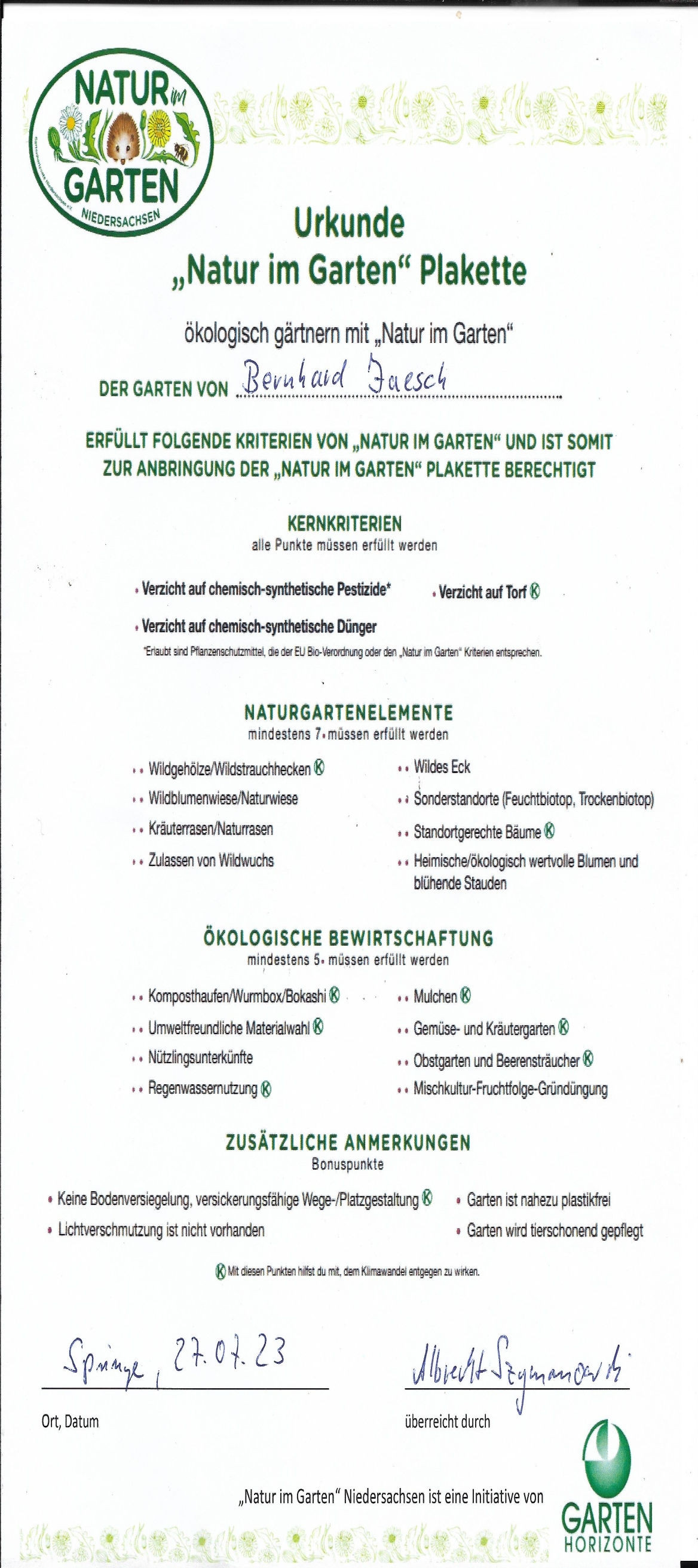 Willkommen im Immengarten Jaesch! Bienenweide, Gartengestaltung